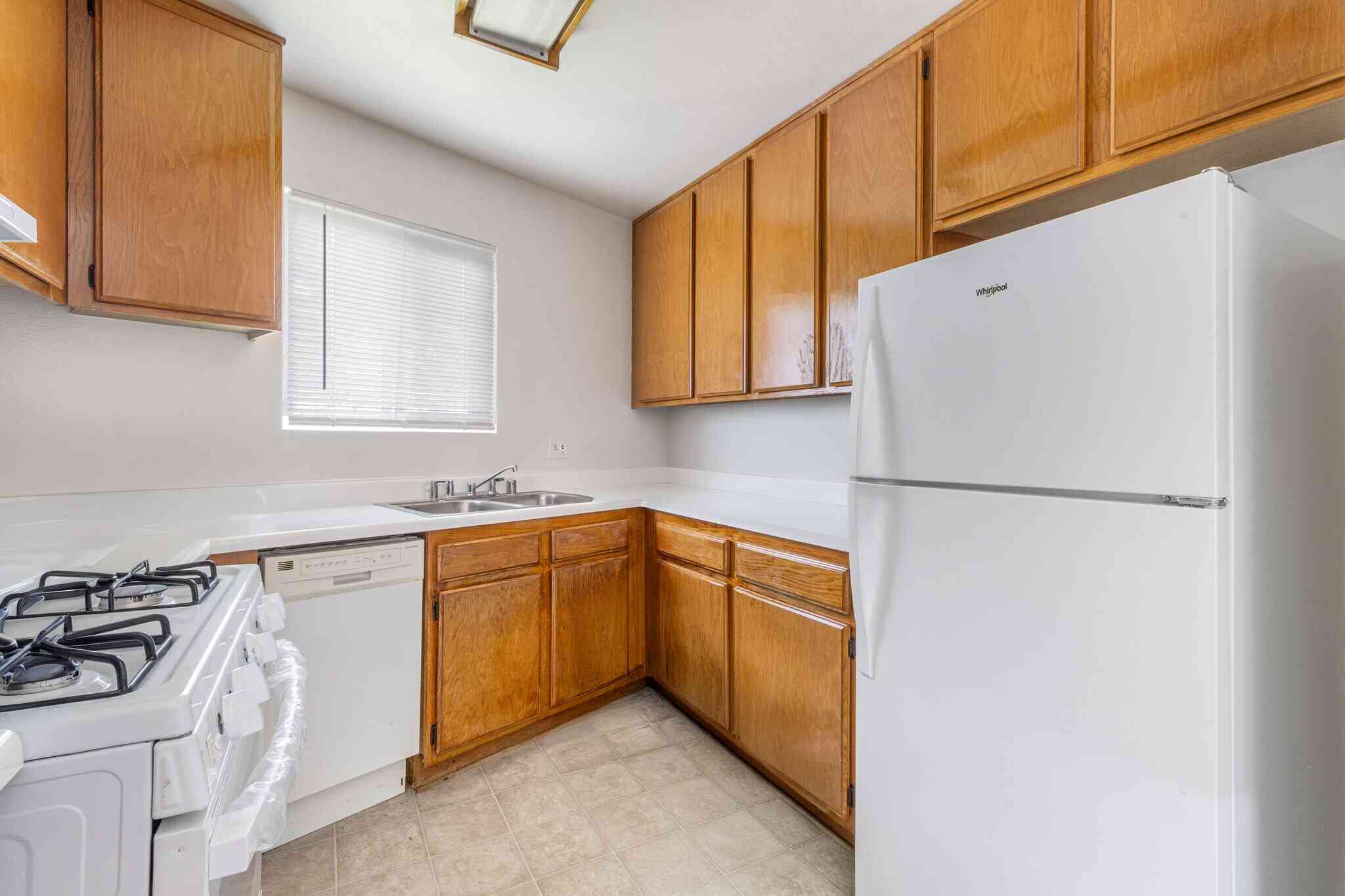 villa virigina apartment kitchen interior showing full appliances